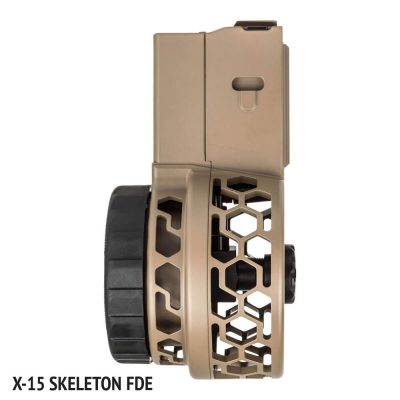 Side-by-Side Single Stack 50-Round Compact Drum for M16 & AR-15